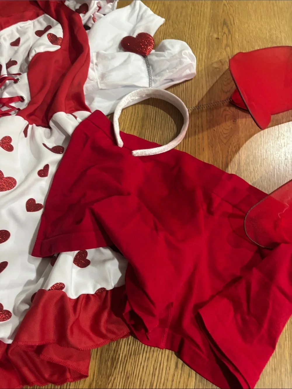 Spirit Cupid Cutie Costume in Red and White